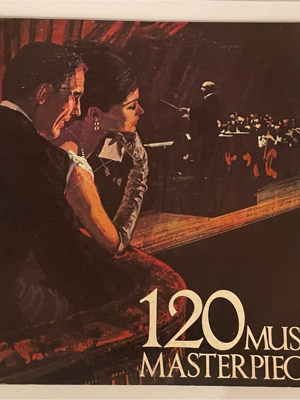 120 Music Masterpieces 2xLP Vintage 1971 Vinyl Record Classical Stage & Screen